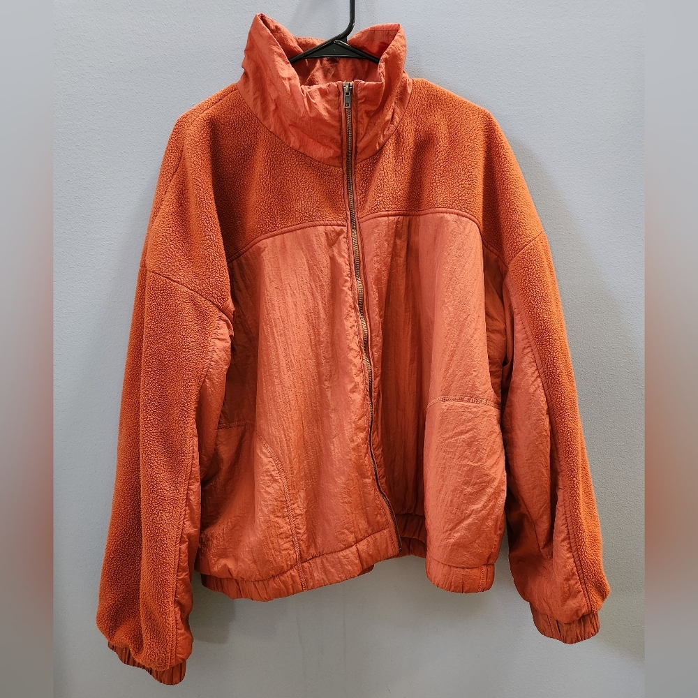 Orange Bomber Jacket